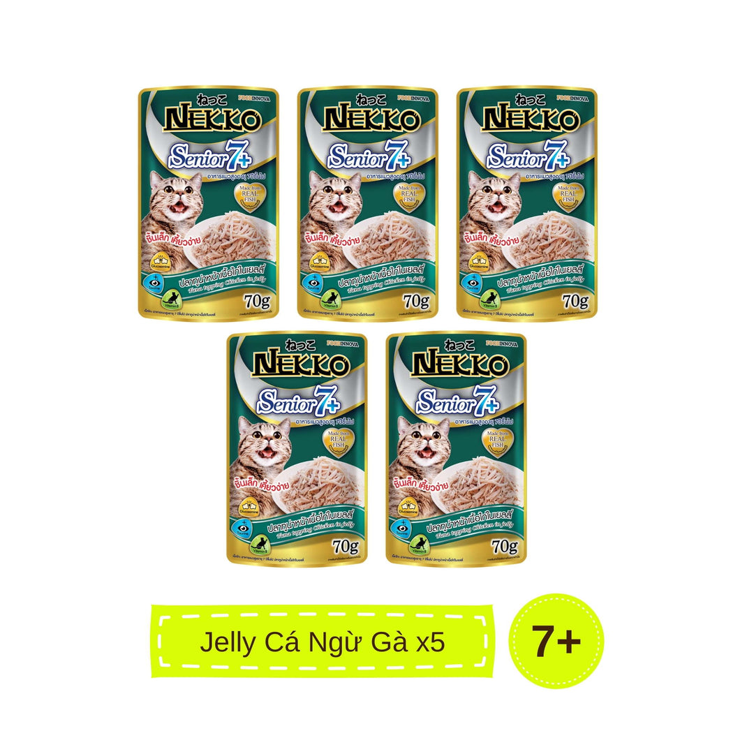 Pate mèo trưởng thành Nekko, Thái Lan, gói 70g | Pet's Warehouse