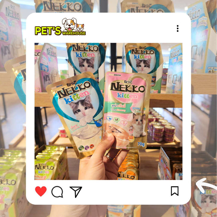 Pate mèo con Nekko, Thái Lan, gói 70g | Pet's Warehouse