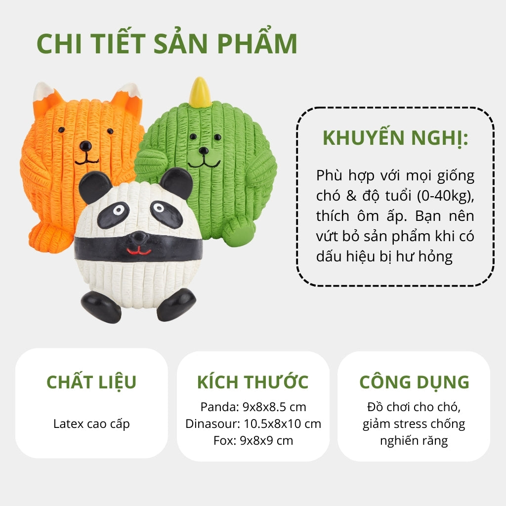 Đồ Chơi Fofos Banh Cao Su Latex Chó