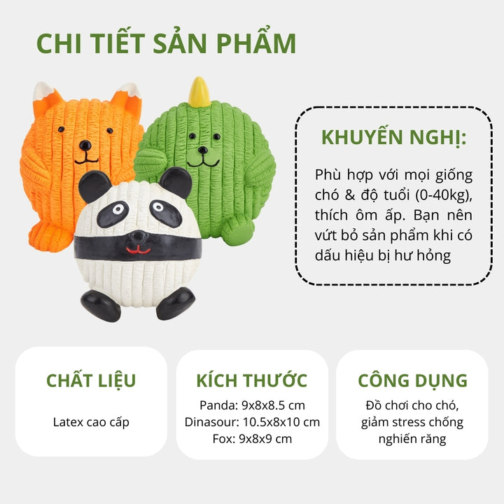 Đồ Chơi Fofos Banh Cao Su Latex Chó