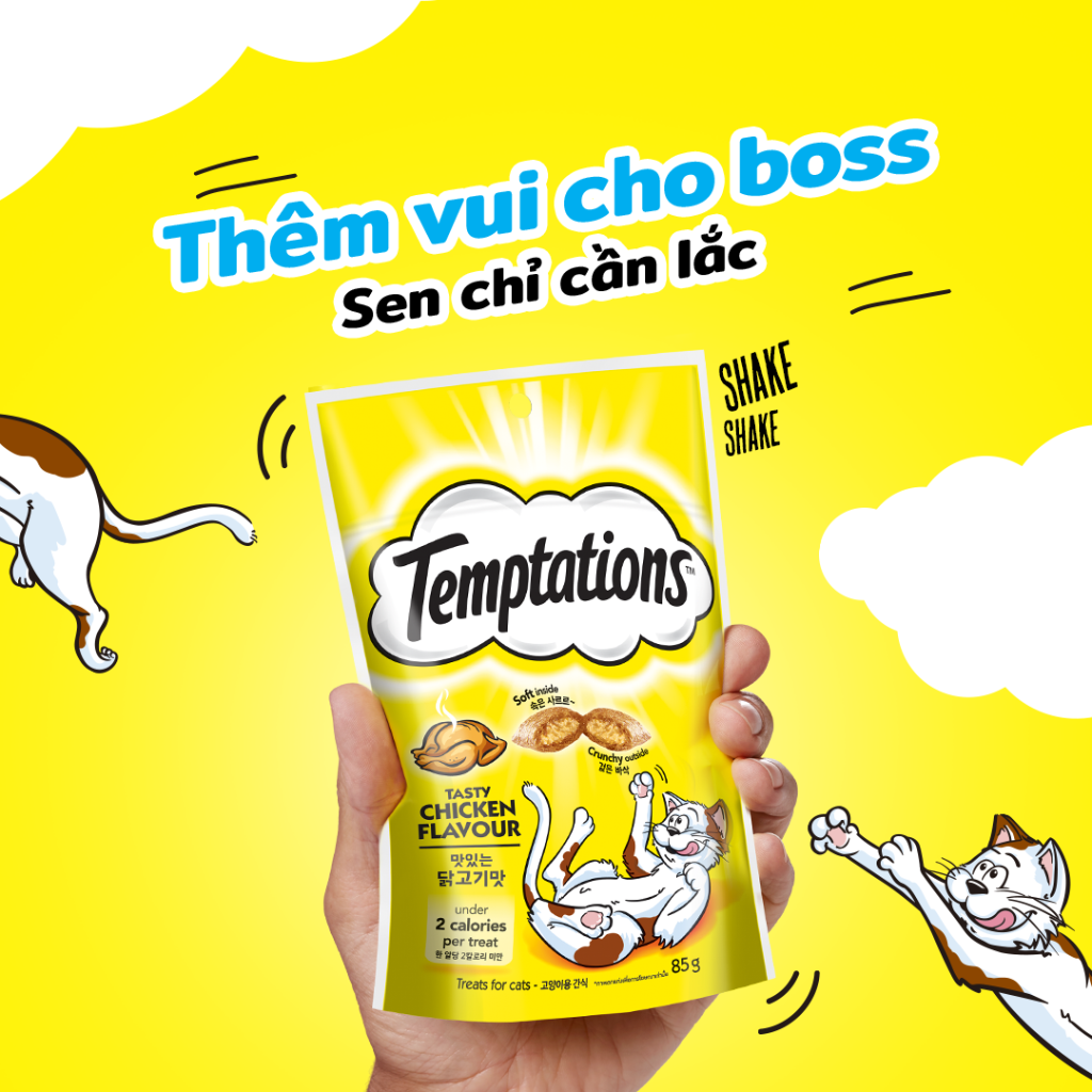 Bánh Thưởng Temptations Mèo 75G