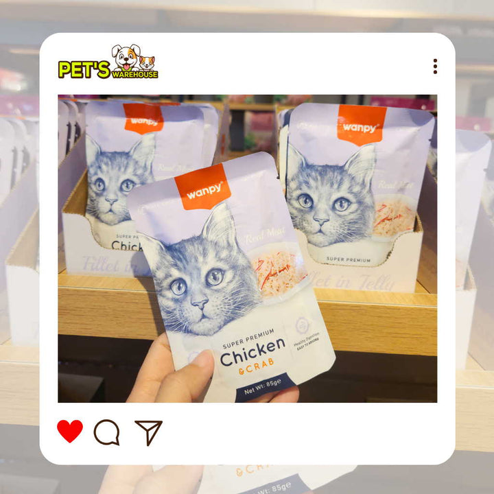 Pate Super Premium Wanpy Cho Mèo Gói 85G