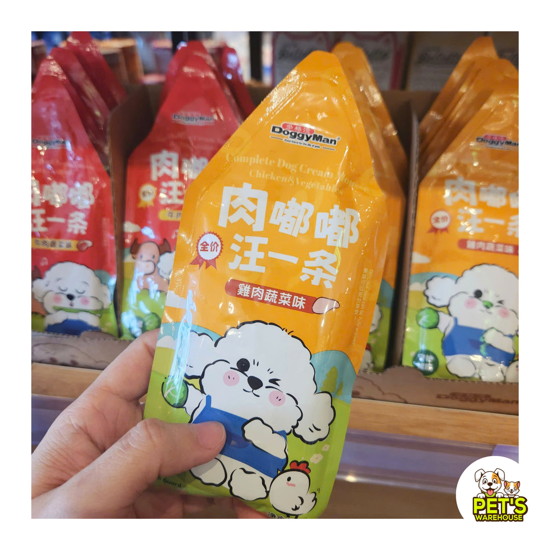 Pate Sốt Kem DoggyMan Cho Chó, Gói 70g, Có Mix Vị