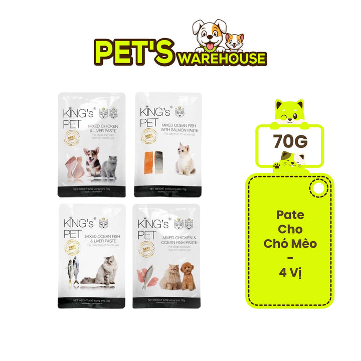 Pate King's Pet Chó Mèo Mọi Lứa Tuổi Gói 70G