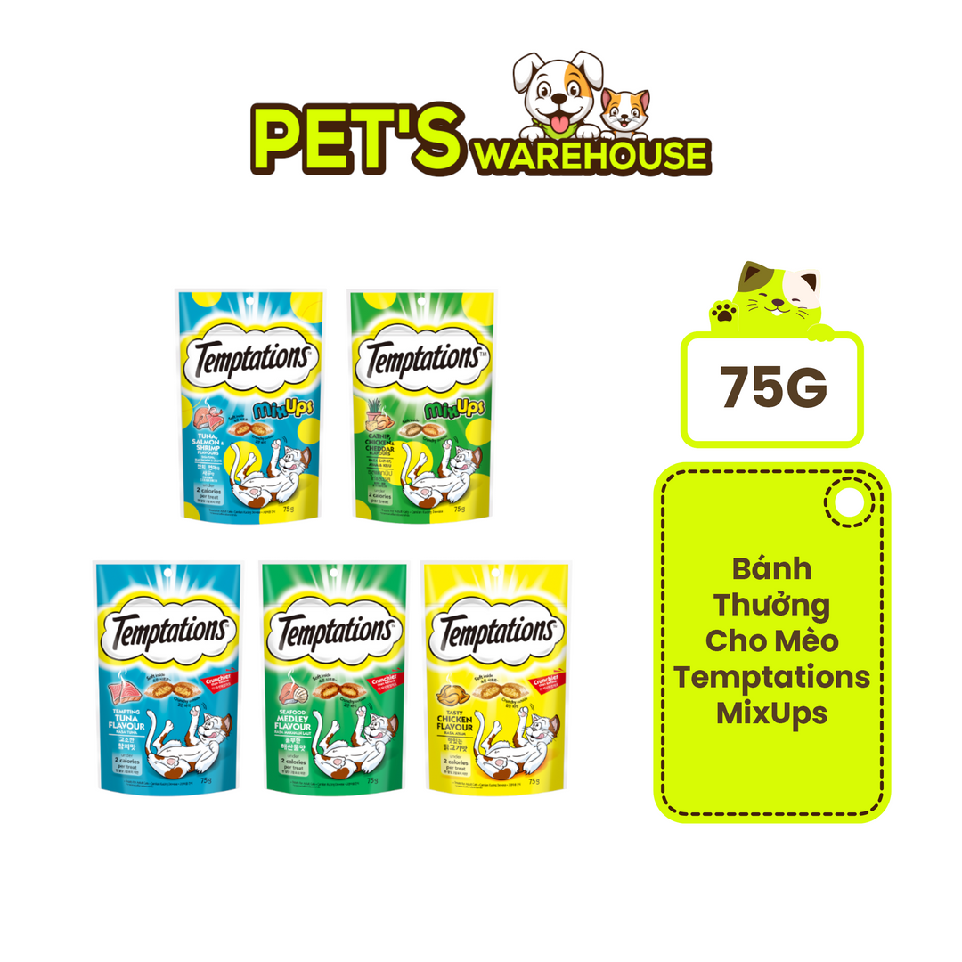 Bánh Thưởng Temptations Mèo 75G