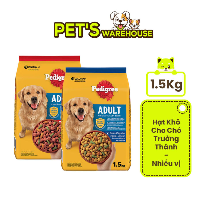 Hạt Pedigree Chó Trưởng Thành 1.5KG
