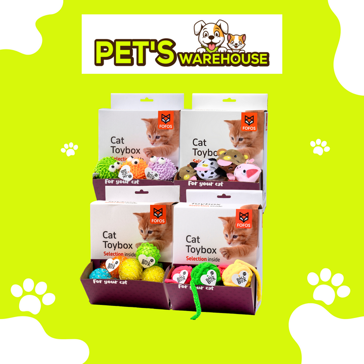 Đồ Chơi Fofos Banh Tròn Nhiều Hình Cho Mèo