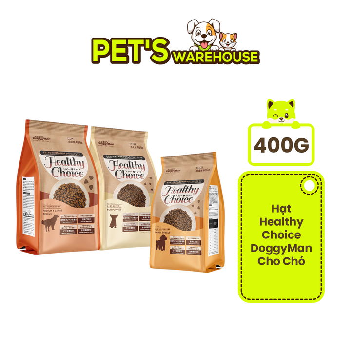 Hạt Healthy Choice DoggyMan Cho Chó, Túi 400G