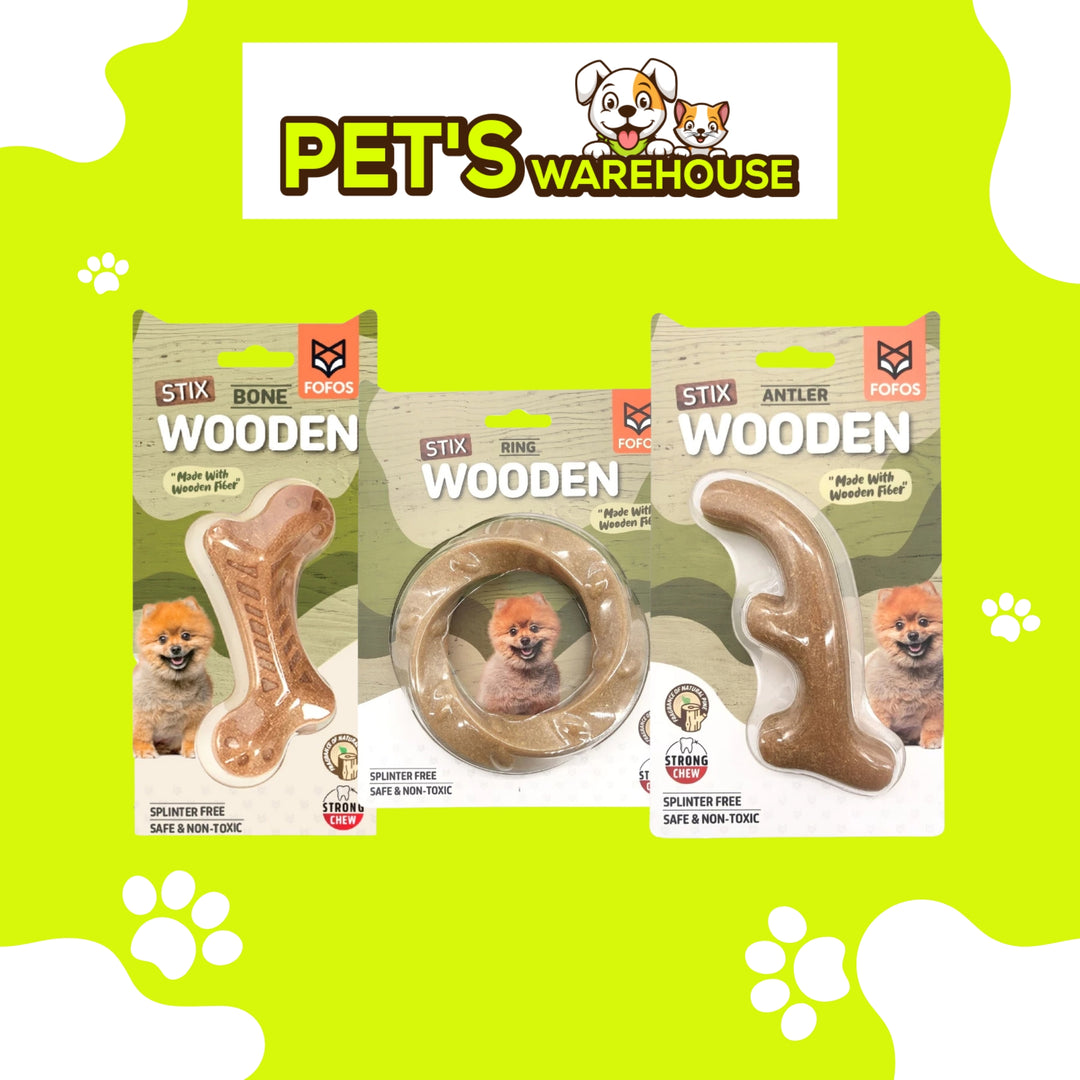 Đồ Chơi Fofos Xương Gặm Sợi Gỗ Thông Chó