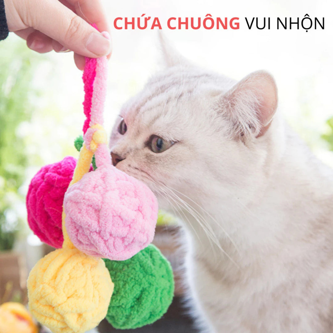 Đồ Chơi Fofos Banh Tròn Nhiều Hình Cho Mèo