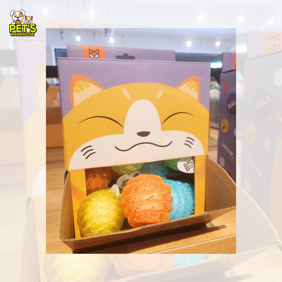 Đồ Chơi Fofos Banh Tròn Nhiều Hình Cho Mèo