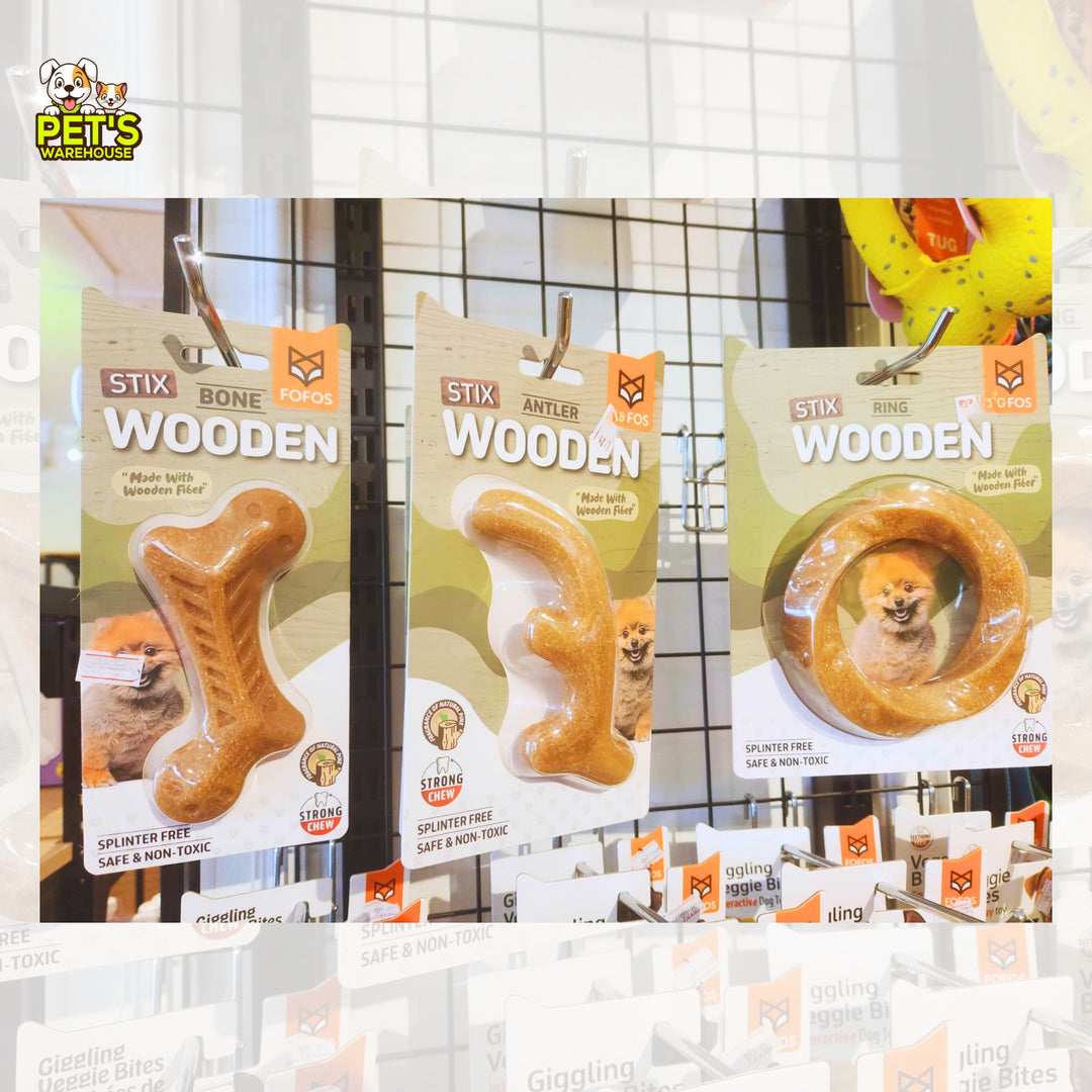 Đồ Chơi Fofos Xương Gặm Sợi Gỗ Thông Chó