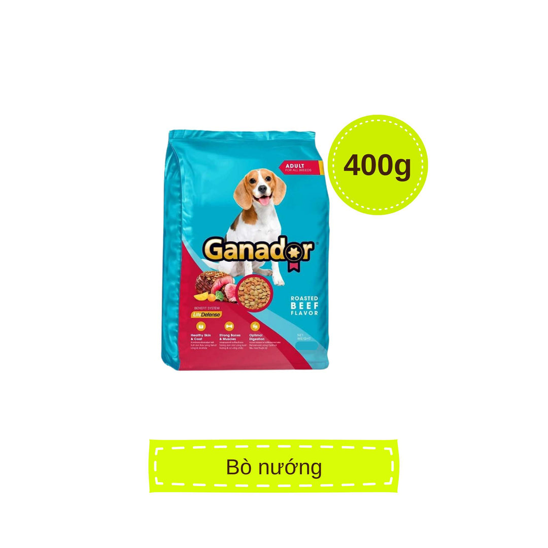 Hạt Ganador cho chó mọi lứa tuổi, nhiều vị, 400g | Pet's Warehouse