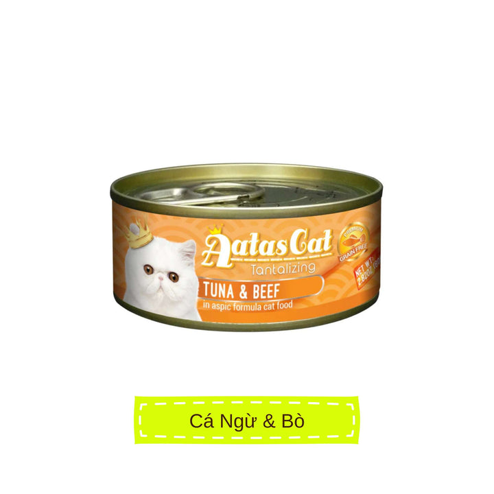 Pate Aatas cho mèo mọi lứa tuổi, lon 80g | Pet's Warehouse