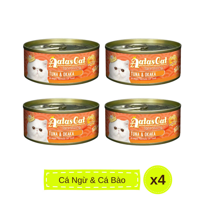 Pate Aatas cho mèo mọi lứa tuổi, lon 80g | Pet's Warehouse