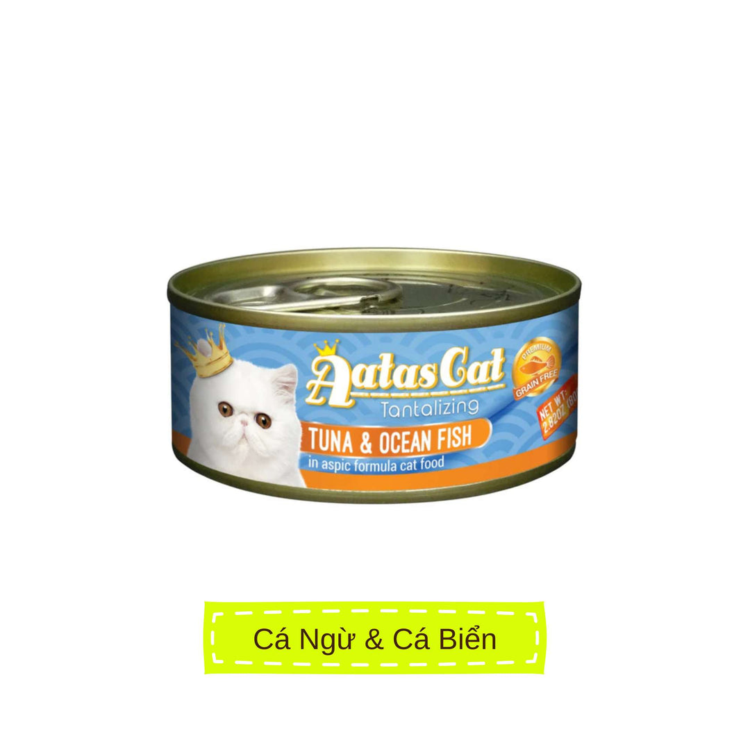 Pate Aatas cho mèo mọi lứa tuổi, lon 80g | Pet's Warehouse