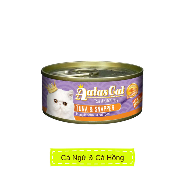 Pate Aatas cho mèo mọi lứa tuổi, lon 80g | Pet's Warehouse