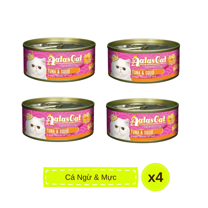 Pate Aatas cho mèo mọi lứa tuổi, lon 80g | Pet's Warehouse