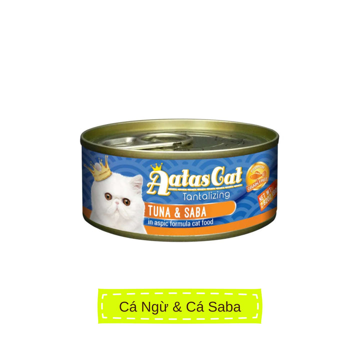 Pate Aatas cho mèo mọi lứa tuổi, lon 80g | Pet's Warehouse