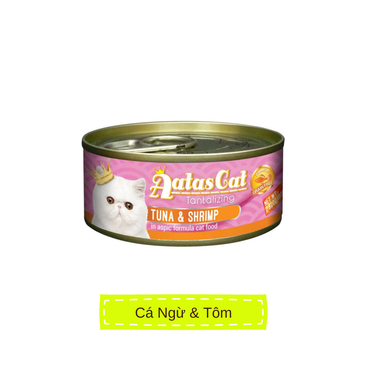 Pate Aatas cho mèo mọi lứa tuổi, lon 80g | Pet's Warehouse
