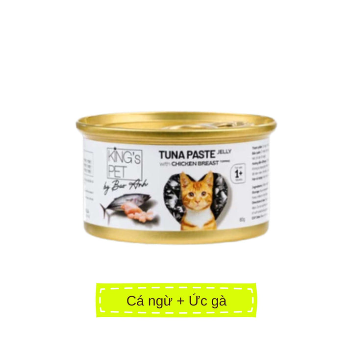 Pate King's Pet Bảo Anh Mèo Mọi Lứa Tuổi Lon 85G