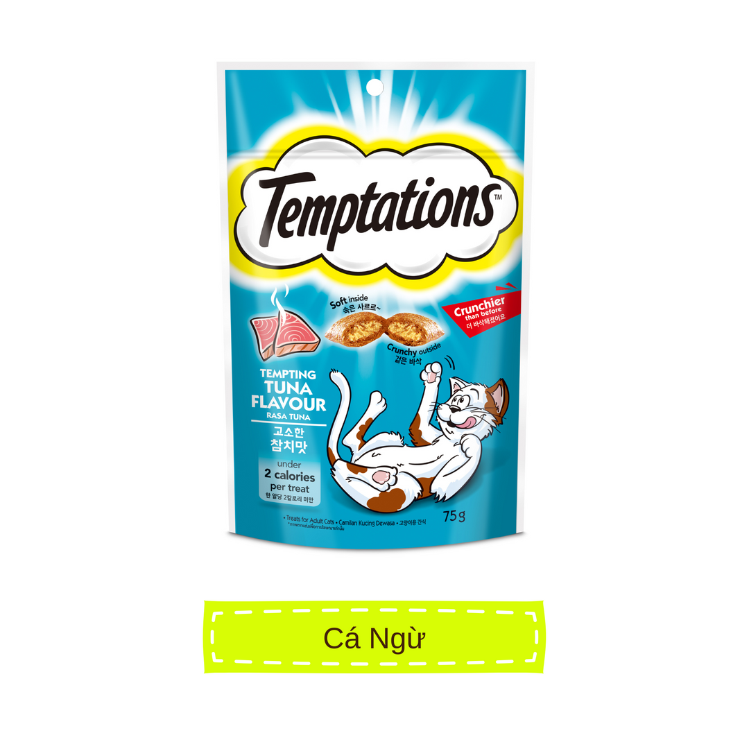 Bánh Thưởng Temptations Mèo 75G