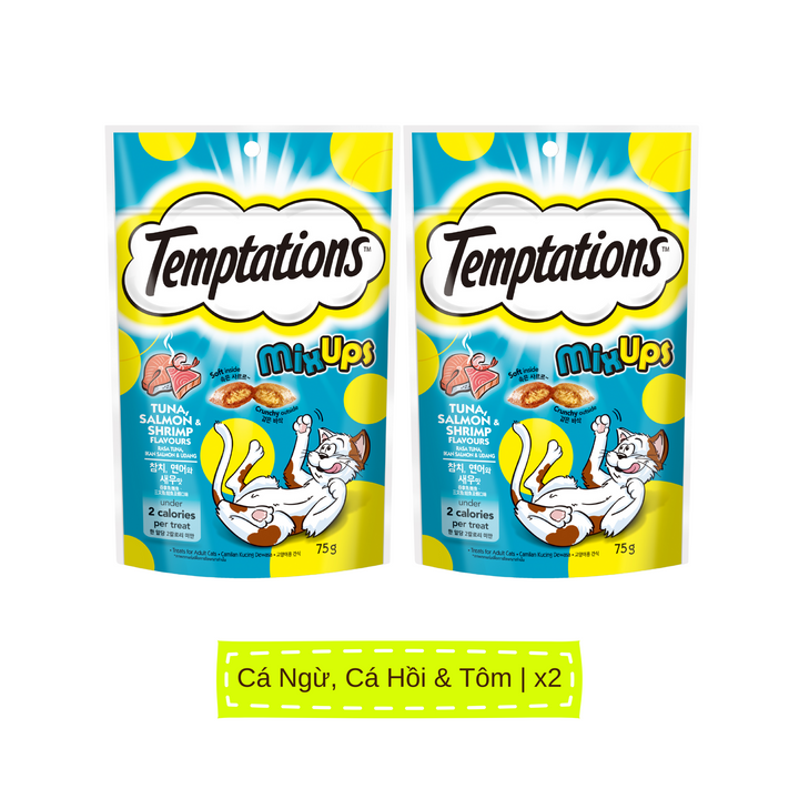 Bánh Thưởng Temptations Mèo 75G