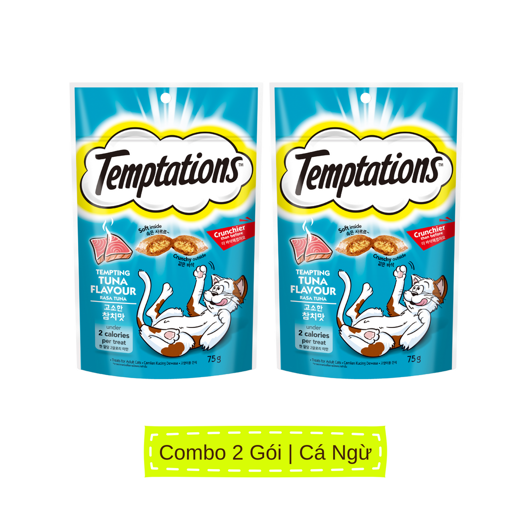 Bánh Thưởng Temptations Mèo 75G