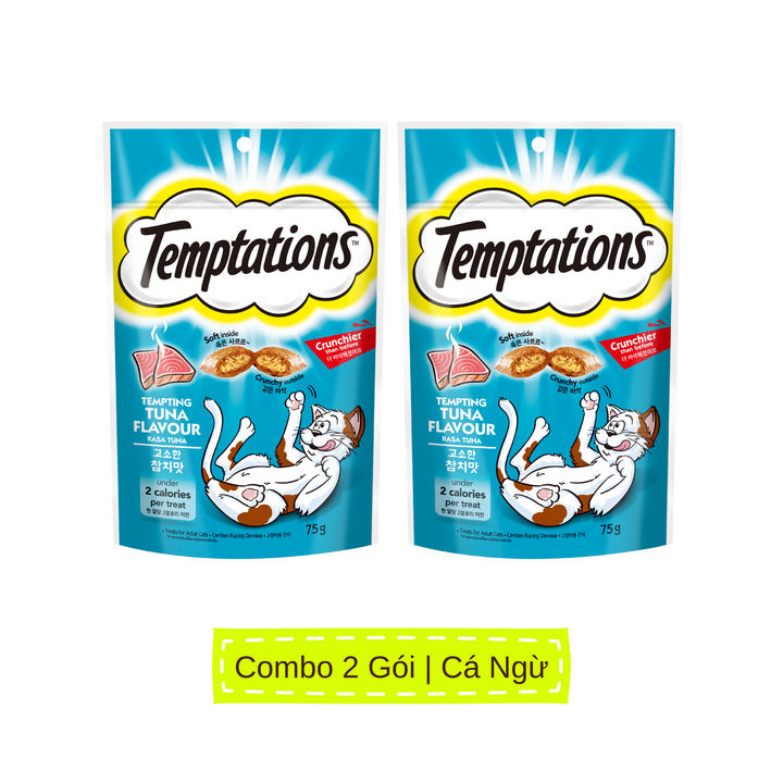 Bánh Thưởng Temptations Mèo 75G