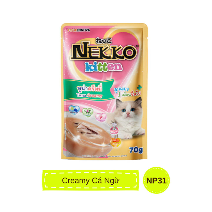 Pate mèo con Nekko, Thái Lan, gói 70g | Pet's Warehouse