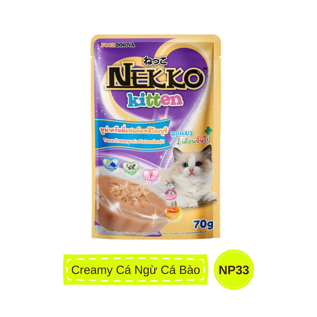 Pate mèo con Nekko, Thái Lan, gói 70g | Pet's Warehouse