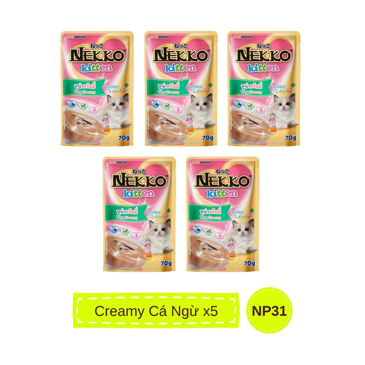 Pate mèo con Nekko, Thái Lan, gói 70g | Pet's Warehouse