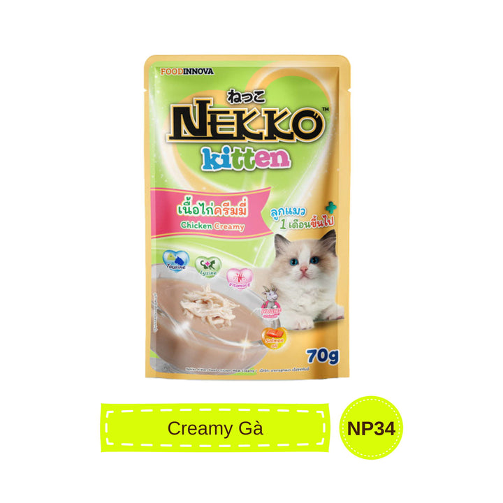 Pate mèo con Nekko, Thái Lan, gói 70g | Pet's Warehouse