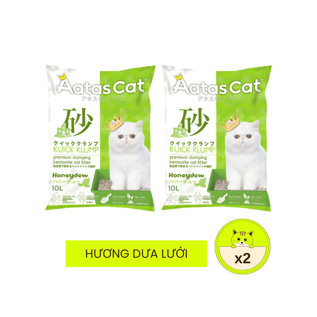 Cát Đất Sét Aatas Vệ Sinh Cho Mèo, 10L
