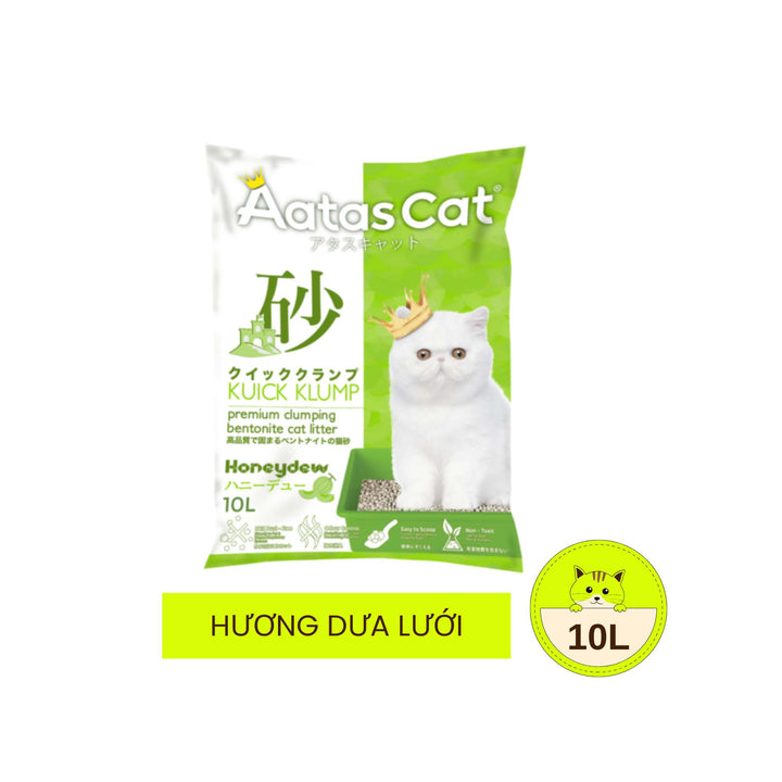 Cát Đất Sét Aatas Vệ Sinh Cho Mèo, 10L