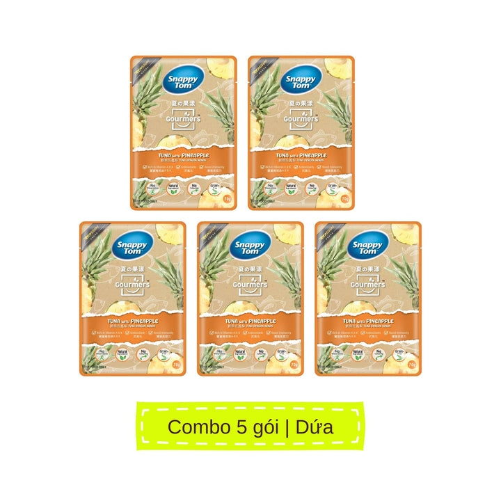 Pate Snappy Tom Trái Cây Mèo Gói 70G