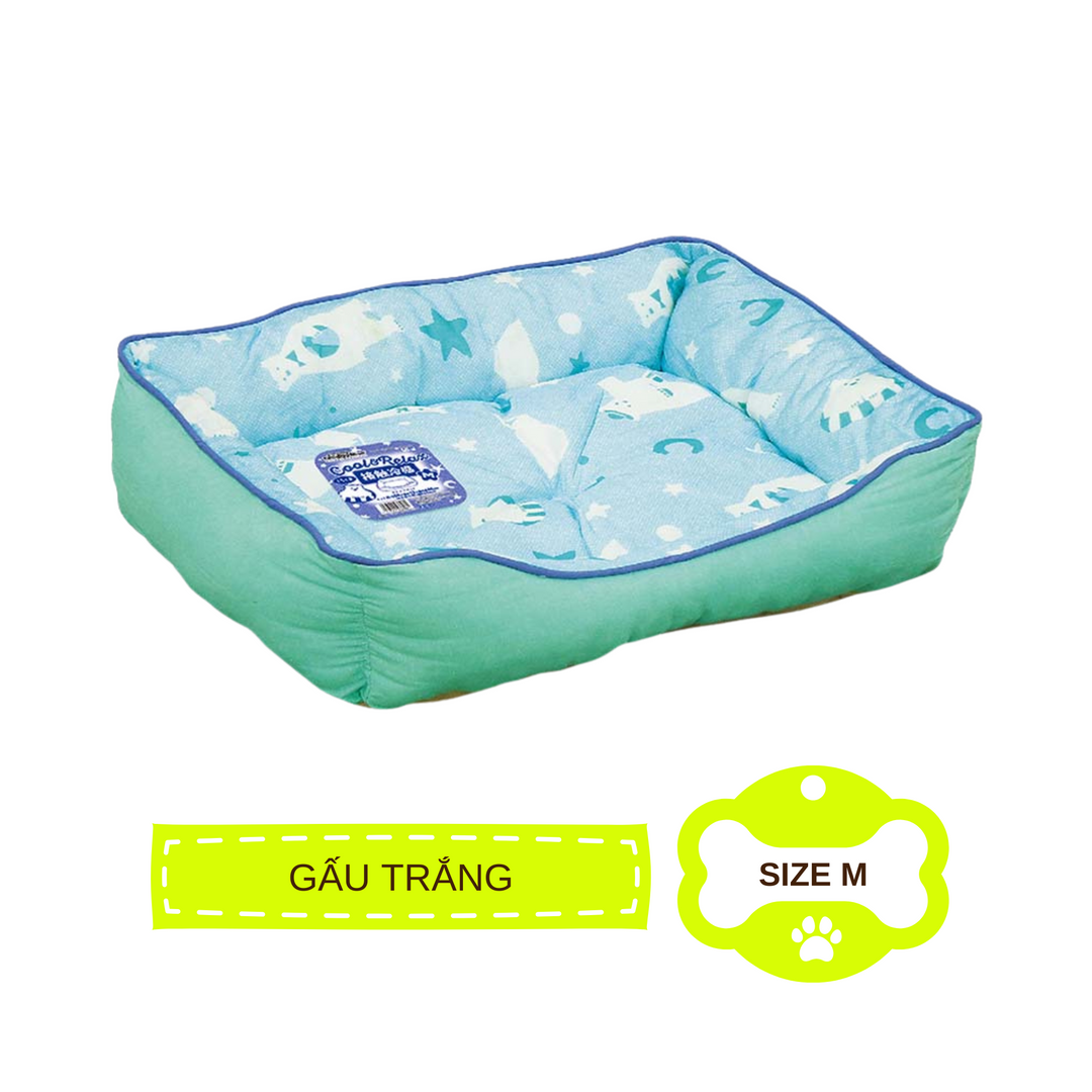 Nệm Vuông Vải Lạnh DoggyMan Cho Chó Mèo