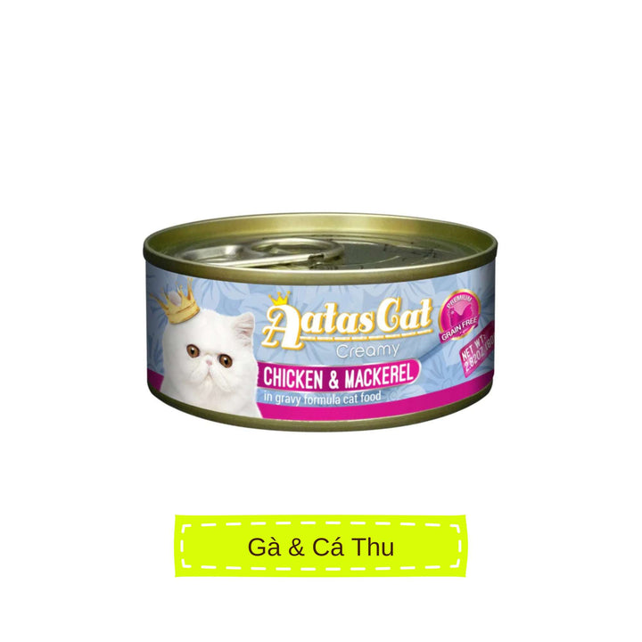 Pate Aatas cho mèo mọi lứa tuổi, lon 80g | Pet's Warehouse