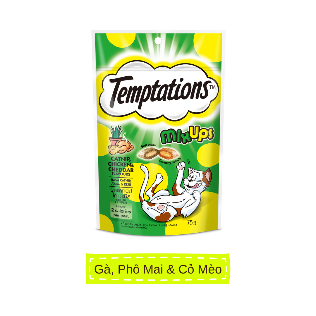 Bánh Thưởng Temptations Mèo 75G