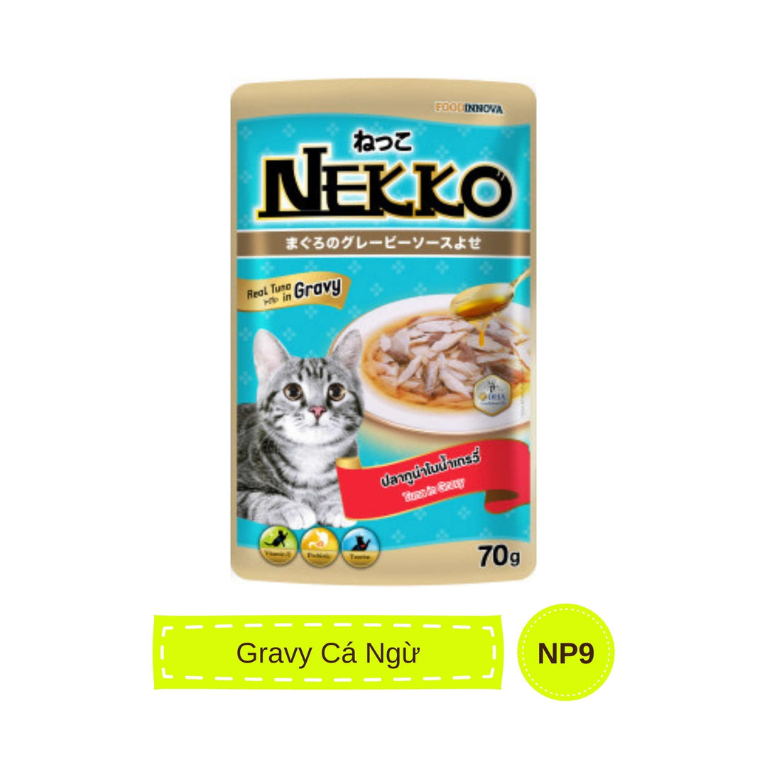 Pate mèo trưởng thành Nekko, Thái Lan, gói 70g | Pet's Warehouse