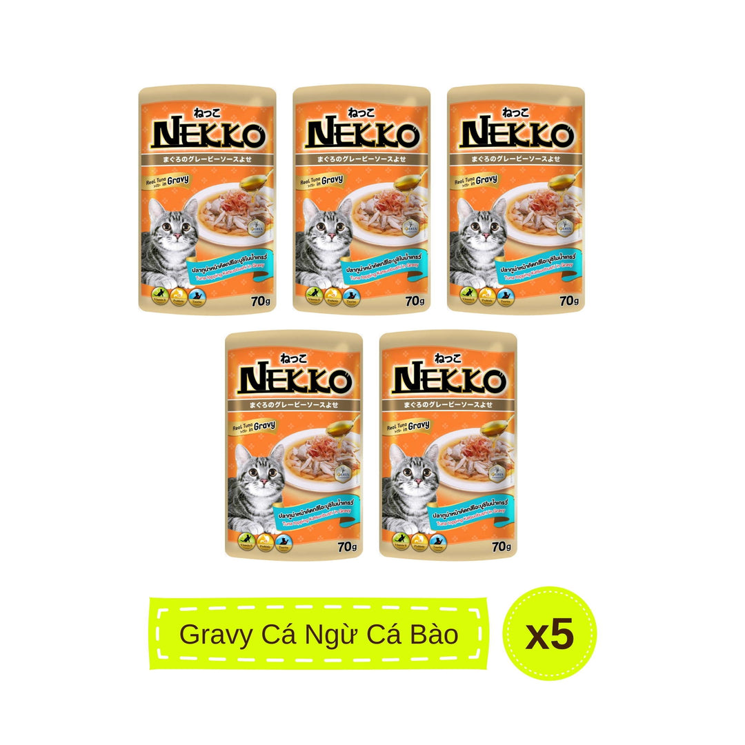 Pate mèo trưởng thành Nekko, Thái Lan, gói 70g | Pet's Warehouse