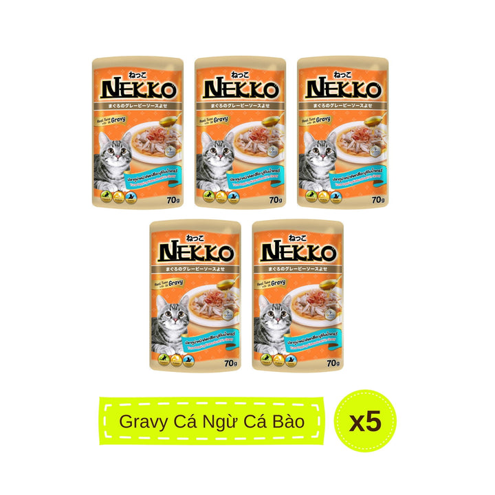 Pate mèo trưởng thành Nekko, Thái Lan, gói 70g | Pet's Warehouse