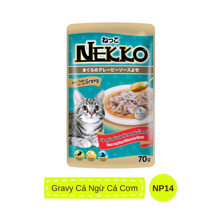 Pate mèo trưởng thành Nekko, Thái Lan, gói 70g | Pet's Warehouse