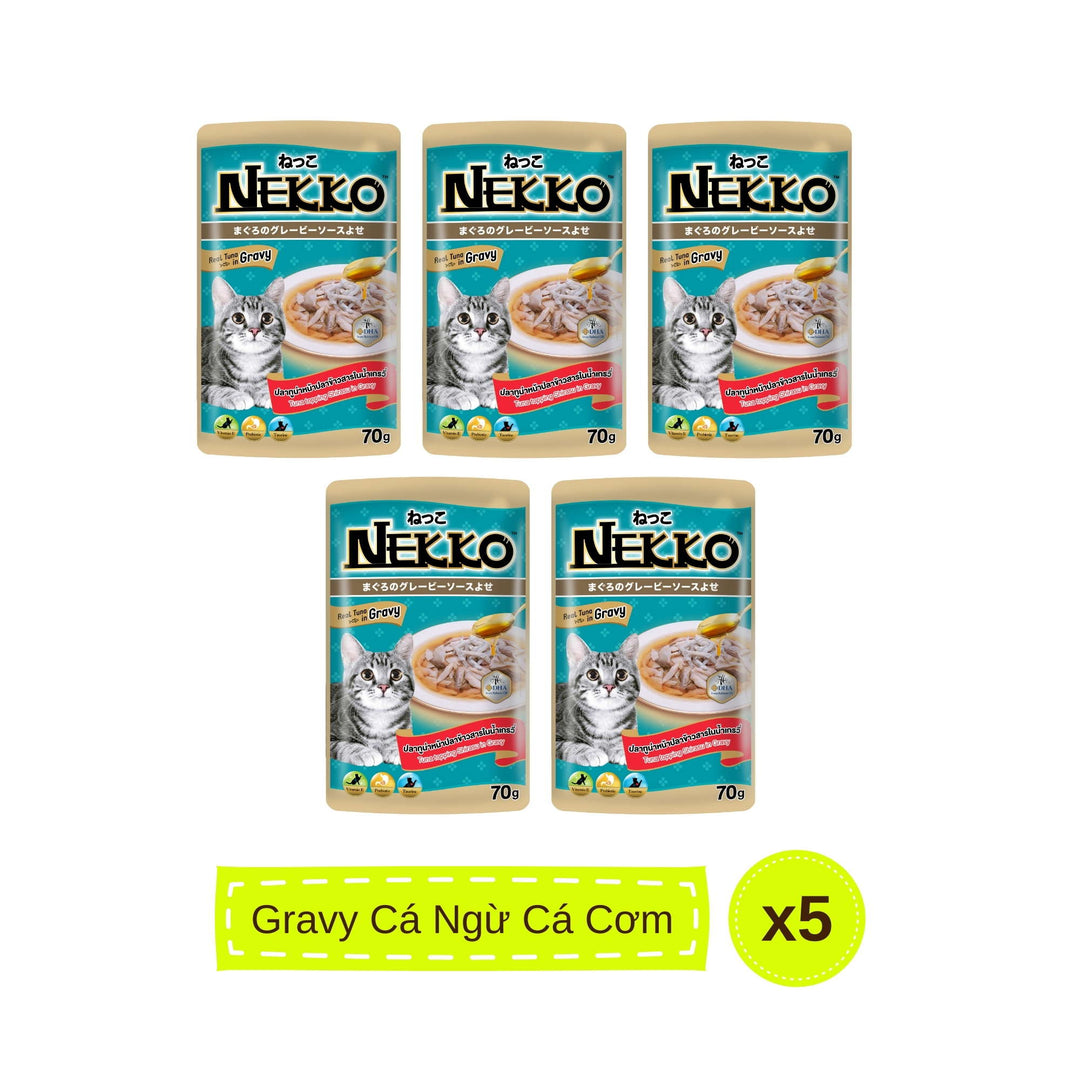 Pate mèo trưởng thành Nekko, Thái Lan, gói 70g | Pet's Warehouse