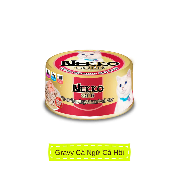 Pate Nekko Gold cho mèo trưởng thành, Thái Lan, lon 85g | Pet's Warehouse