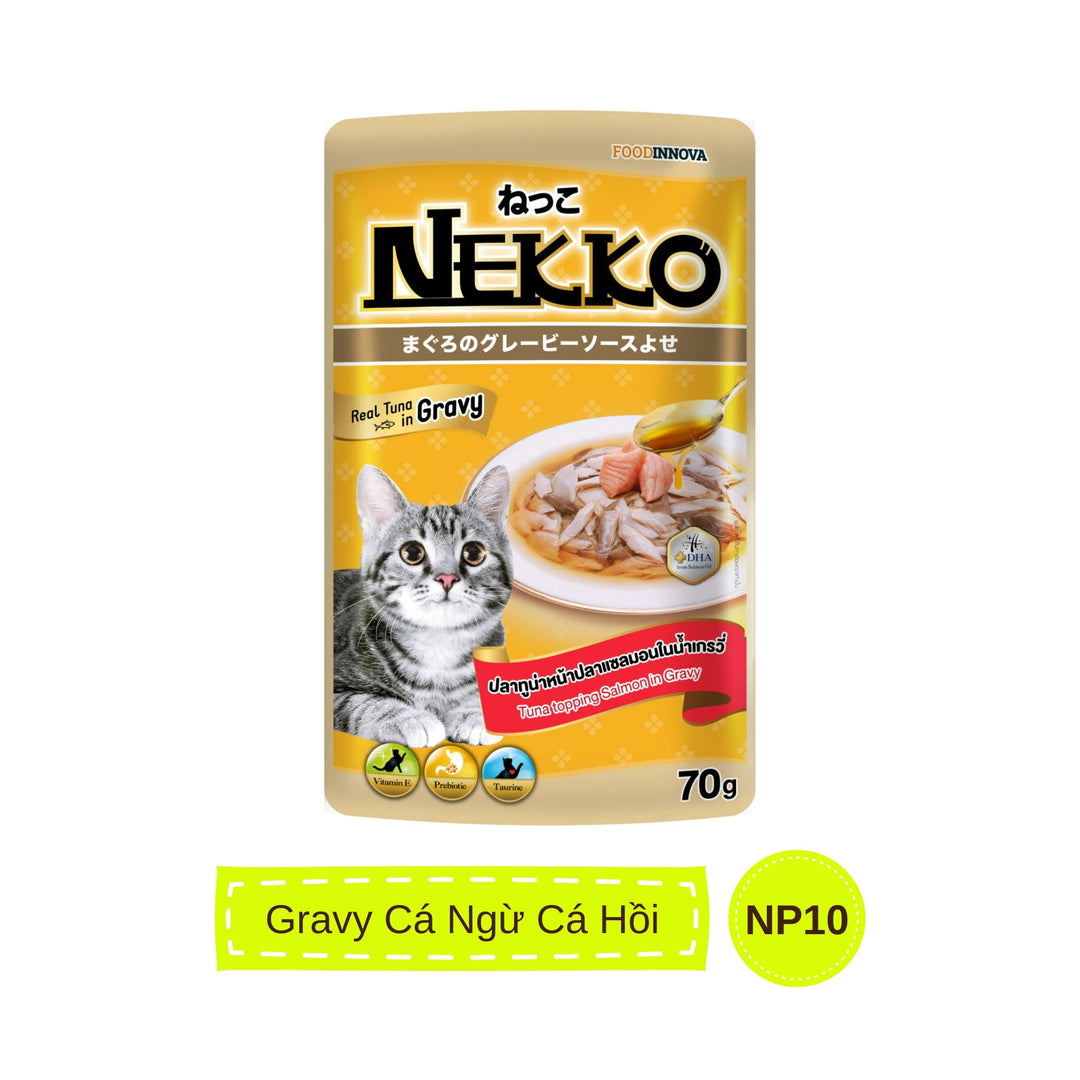Pate mèo trưởng thành Nekko, Thái Lan, gói 70g | Pet's Warehouse