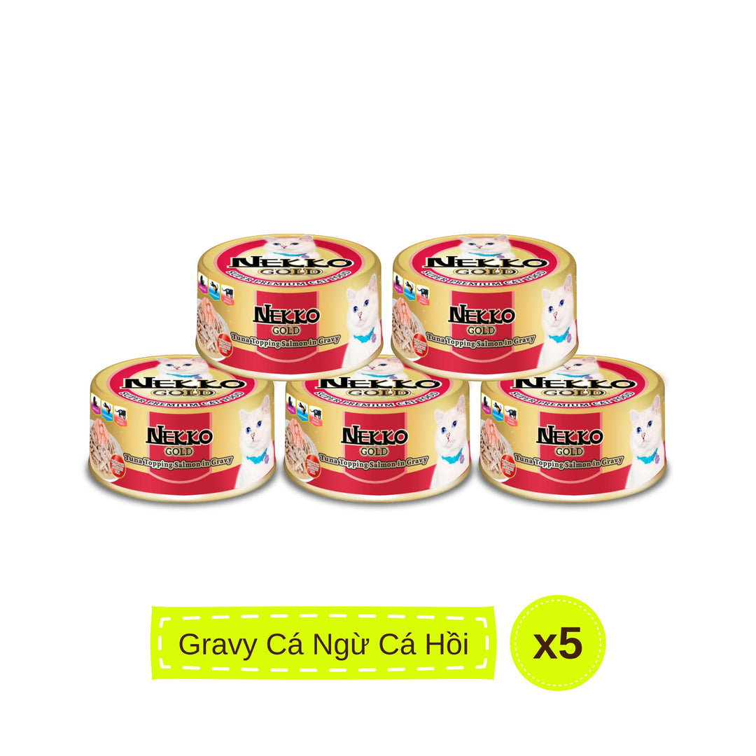 Pate Nekko Gold cho mèo trưởng thành, Thái Lan, lon 85g | Pet's Warehouse