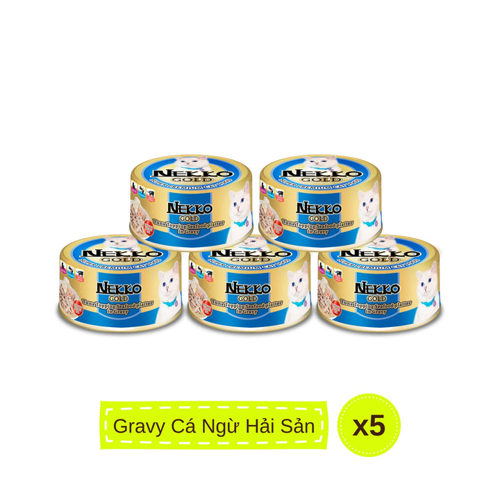 Pate Nekko Gold cho mèo trưởng thành, Thái Lan, lon 85g | Pet's Warehouse