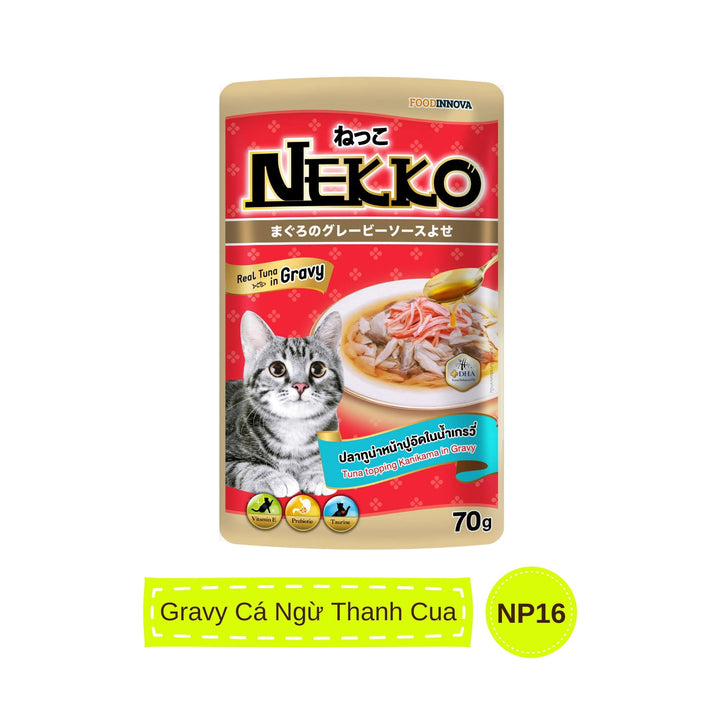Pate mèo trưởng thành Nekko, Thái Lan, gói 70g | Pet's Warehouse