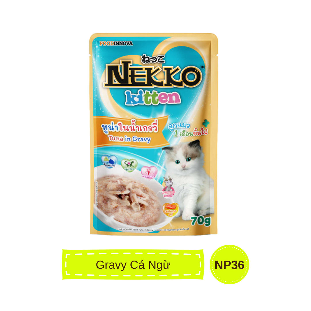 Pate mèo con Nekko, Thái Lan, gói 70g | Pet's Warehouse